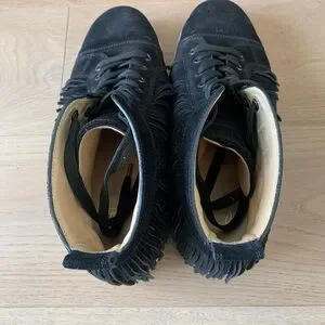 christian louboutin tassel black suede high top orlato rantus sz 46.5 13.5 men Christian Louboutin | Shoes | Christian Louboutin Tassel  main image 4